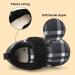 JOINFREE Baby Girl First Walking Shoes - Anti-Slip Plush Slipper Shoes for Toddlers - 2.5/3 UK Child - Black Plaid - Buy Online on GoSupps.com