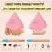 Buy BLAAROOM 4-Piece Pure Velour Triangle Powder Puff Set - Perfect Makeup Tool for Loose Mineral Powder & Foundation - Pink - Buy Online on GoSupps.com