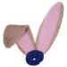 FOMIYES Bow Hair Scrunchies Easter Bunny Ears Silk Scrunchies Hair Ties Bobbles Elastic Hair Ties Ropes Ponytail Holder Hair Accessories for Women Girl