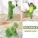 Doladola Baby Boys Girls Green Dinosaur Hooded Onesie Pajamas - 2.5 to 3.5 Years - Buy Online on GoSupps.com