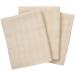 BORNINO Unbleached Muslin Diapers - Pack of 3 80x80cm | Natural Soft Cotton Cloth Diapers with High Absorbency - Buy Online on GoSupps.com