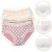 Gleavi Women's Breathable Nylon Hipster Underwear - 4-Pack Flower Pattern Tangas for Comfort & Style - Buy Online on GoSupps.com