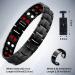 Magnetic Titanium Power Bracelet for Men - Adjustable Steel Arm Band with Counter | Lose Weight & Enhance Health - Buy Online on GoSupps.com