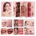 Palette De Fards Paupi res | Kit De Cosm tiques Highlighter En Forme De Livre 5 Couches Palette De Maquillage Visage Complet - Pour Femmes Filles Passionn es Routine Quotidienne Mariage F te Prati