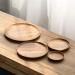 Fruit Tray Whole Wood Acacia Plate Round Sushi Plate Dessert Fruit Bread Plate Soup Tableware Set Kitchenware (Size : X-Small) - Buy Online on GoSupps.com