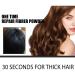 Hair Thickening Fiber Powder - 12g Hair Building Fibers for Men & Women | Instant Hair Loss Concealer & Fuller Look | Natural Black - Buy Online on GoSupps.com