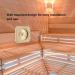 Sauna Hygrothermograph - Real-Time Humidity & Temperature Monitor | Accurate 5% | Ideal for Indoor Use - Buy Online on GoSupps.com