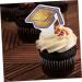 TOPBATHY 2 Sets 2023 Graduation Season Graduation Cupcake Stick Graduation Cake Decorations Graduation Cupcake Topper Graduation Cap Cupcake Toppers Grad Dessert Toppers Balloon - Buy Online on GoSupps.com