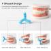 LOVEWEE Aligner Chewies 4 PCS Y-Shaped Orthodontic Aligner Chewies for Invisible Braces - Blueberry, Watermelon, Mint, Grape - Buy Online on GoSupps.com