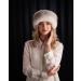 Futrzane Siberian Headband - Womens Faux Fur Headbands - Fluffy Russian Earband - Size XS (White with Black Siberian) - Buy Online on GoSupps.com
