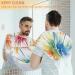 Colorful Coconut Tree Beard Bib Apron - Hair Catcher for Men Perfect Gift for Father's Day Christmas & Anniversaries - Includes 2 Suction Cups - Buy Online on GoSupps.com