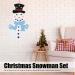 Can Enhance Childrens Imagination Christmas Snowman Christmas Decorations Can Be Fixed On The Wall for Children Party Adults Thanksgiving - Buy Online on GoSupps.com