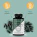 Bamboo Labs - Spirulina and Chlorella Vegan Food Supplements 180 capsules of 1800 mg promote the daily immune system muscle recovery and offer a Satiety effect - Buy Online on GoSupps.com