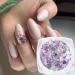 Gzmayuen 16Pcs Holographic Nail Glitter Powder Set - Chunky Sequin Flakes for Stunning Nail Art - Pink Violet Red - Buy Online on GoSupps.com