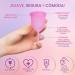 Ella y Yo Menstrual Cup Set - 2 Sizes (S & L) Sterilizer & Cotton Bag - 100% Soft Medical Silicone Washable & Reusable - Buy Online on GoSupps.com