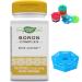 Boron Complex made for Nature's Way Supports Bone Health 100 Capsules + Bonus Pill Organizer Weekly Pill Organizer Mini