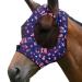 Harrison Howard Super Comfort Stretchy Fly Mask Large Eye Space with UV Protection Skin with Breatathability Starge Large USA lettering