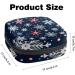 Women's Bandage Organizer for Menstrual Cup & Makeup - Travel with Big Capacity Christmas Snowflake Pattern (4.7x6.6x6.6 in) - Buy Online on GoSupps.com