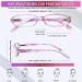Cojwis 4 Pack Women's Reading Glasses - Stylish 1.25x HD Clear Lens with Beautiful Patterns - International Shipping Available - Buy Online on GoSupps.com