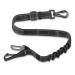 Dog seat belt for car dog belt for car safety harness adjustable with universal plug & fastening of the locking rod (black)