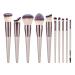 14-Piece Advanced Synthetic Makeup Brush Set with PU Bag - Professional Soft Fur Eye Shadow Foundation & Concealer Brushes in Rose Gold & Champagne Gold - SZ-01 - Buy Online on GoSupps.com
