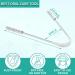 Set of 2 Stainless Steel Tongue Scrapers with Travel Cases - Eliminate Bad Breath, Fresher Breath Instantly - Buy Online on GoSupps.com