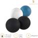Superletic Lacrosse Massage Ball Set Elite - 6 cm Self-Massage Duo Fascia Balls - 4 Pack in White Blue Black - Trigger Point Therapy for Optimal Recovery - Buy Online on GoSupps.com
