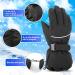 Seyufn Kids Winter Ski Gloves | Warm Waterproof Fleece Gloves for Girls 4-14 Years | Black M (7-10 Years) - Buy Online on GoSupps.com
