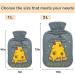 Buy Naanle Pizza Aliens Hot Water Bottle - 1L Transparent Heating Pad for Bed Hand & Feet Warmer | Pain Relief & Cold Therapy | International Shipping - Buy Online on GoSupps.com