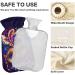 Mardi Gras Hot Water Bottle with Cover - Pain Relief 1L Water Bottle for Arthritis Feet & Bed Warmer - International Shipping Available - Buy Online on GoSupps.com