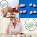 Pill Cutter and Crusher with Dispenser - Green Splitter for Cutting and Crushing Small and Large Pills - Buy Online on GoSupps.com