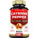 Mecisco Cayenne Pepper Supplements with Turmeric Curcumin Root Berberine HCl Ceylon Cinnamon Bark & More - 90 Capsules