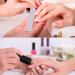SIQUK Nail Polish Remover Kit - Gel Nail Removal Set with Clips, Pads, Files, Cuticle Peeler, and Brush (Black) - Buy Online on GoSupps.com
