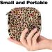 Portable Women's Binding-Up Bags | Menstrual Cup & Tampon Storage for Teens | Leopard Brown Multicolored - Buy Online on GoSupps.com