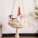 Macrame Cat Hammock Bed - Space Saving Window Perch with Cotton Mat & Toy - Buy Online on GoSupps.com