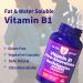 NoMiLu 500mg Benfotiamine Thiamine Vitamin B1 Ultra bioavailable Vitamin B1- Fat & Water Soluble Thiamine B1 120 Vegetarian Capsules high Potency Gluten Free Made in USA cGMP Facility - Buy Online on GoSupps.com