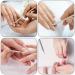 EAONE 100PCs Wood Nail Sticks Cuticle Pusher Remover - Double Sided Natural Manicure Tools in Plastic Case - Buy Online on GoSupps.com