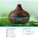 Ultimate Aromatherapy Diffuser & Essential Oil Set | 300ml Ultrasonic Diffuser with Top 10 Therapeutic Grade Oils, Timer & Ambient Light Settings - Dark Oak Design - Buy Online on GoSupps.com