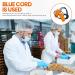 Metal Detectable Foam Earplugs 100 Pair | NRR 32dB | Corded Disposable Noise Cancelling Earplugs for Food Industry & Pharmaceuticals - Buy Online on GoSupps.com