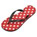 Mnsruu Red Dot Flip Flops | Stylish Home Hotel Spa & Travel Footwear for Men & Women - Multicolor Medium Size - Buy Online on GoSupps.com