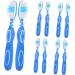 Minkissy 30 Pack Prison Toothbrush - Durable Plastic Jail Toothbrush for Bulk Use | Ideal for Security and Hygiene - Buy Online on GoSupps.com