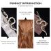 Shop Pretyzoom 2pcs Snake Hair Clip - Elegant Chignon Hair Updo Cover for Women | Egyptian Queen Costume Accessories - Buy Online on GoSupps.com