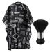Borogo Professional Waterproof Hairdressing Cape with Snap Closure Hair Cutting Cape Hairdressing Apron