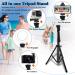 Selfie Stick Tripod 64 Inch | Extendable Stand with Wireless Remote | Compatible with iPhone 13, Android, Cameras - Buy Online on GoSupps.com