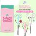 Nurse is Love 3 Pc Scissors Set with Hemostate Pliers | Premium Nurse Scissors & Clamp Set | Rescue Scissors & Nurse Accessories - Buy Online on GoSupps.com