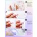 Kalolary 20PCS Gel Nail Polish Strips Nail Gel Art Sticker Full Nail Wraps Decals with Nail File and Stick for Women Girls Nail Art Decor (UV/LED Lamp Required) (F) - Buy Online on GoSupps.com
