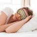 SSIMOO Musical Notes Print Eye Mask - Ultra-Soft Light-Blocking Comfortable Sleep Mask for Restful Sleep - International Shipping Available - Buy Online on GoSupps.com