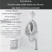 Stainless Steel Wall-Mounted Urinal Men's Urinal Public Toilet Urinal with Stainless Steel S Tube Suitable for Schools Prisons KTV Hospitals Shopping Malls Stations - Buy Online on GoSupps.com