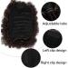 Short Kinky Curly Synthetic Afro Puff Ponytail Extension 4# (90g) - Large Updo Hair Bun Chignon Clip-In Wig - Buy Online on GoSupps.com