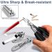 DRMODE PROFI Footnail Pliers Set - Super Sharp Nail Scissors & Clippers for Thick Nails Ingrown Nails - Complete 6-Piece Manicure Kit - Buy Online on GoSupps.com